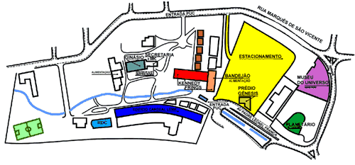 Mapa da PUC-Rio
