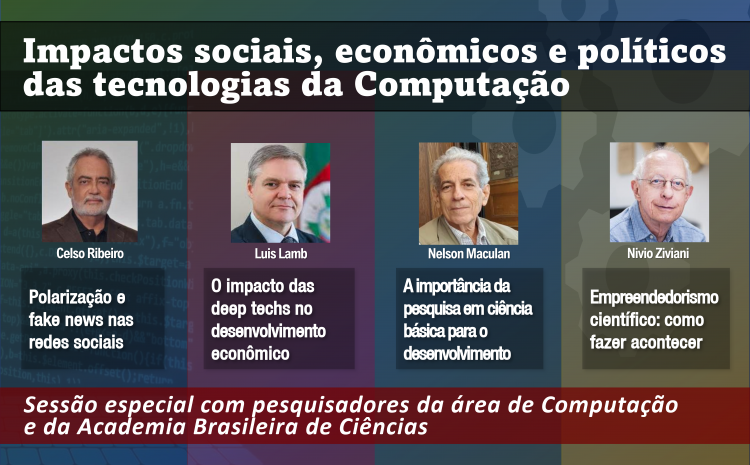  Sessão especial do CSBC reunirá pesquisadores da área de Computação e membros titulares da Academia Brasileira de Ciências (ABC)